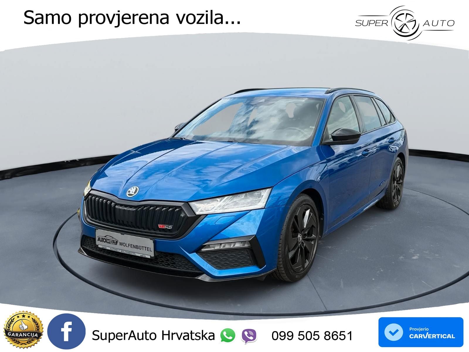 Škoda Octavia Combi RS 2.0 TDI (200 KS) DSG LED+GR SJED+ACC