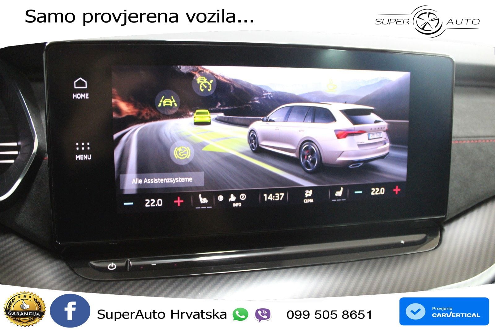 Škoda Octavia Combi RS 2.0 TDI (200 KS) DSG LED+GR SJED+ACC