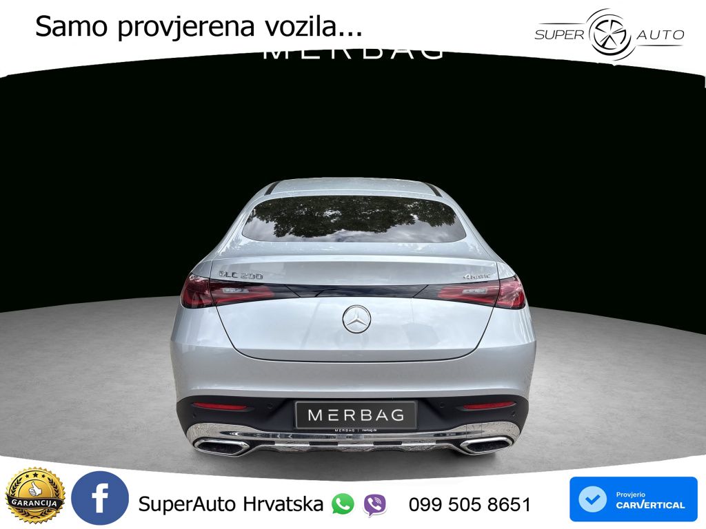 Mercedes GLC Coupe 200 (204 KS) 4MATIC 9G-TRONIC Avantgarde LED+GR SJED+ACC