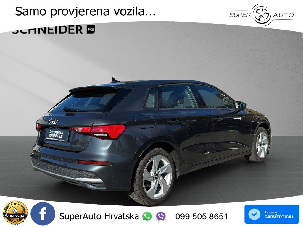 Audi A3 Sportback 30 TFSI (116 KS) Mild Hybrid S tronic advanced