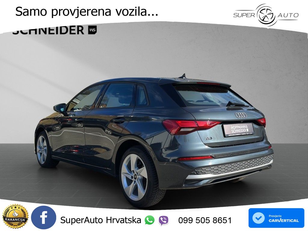 Audi A3 Sportback 30 TFSI (116 KS) Mild Hybrid S tronic advanced