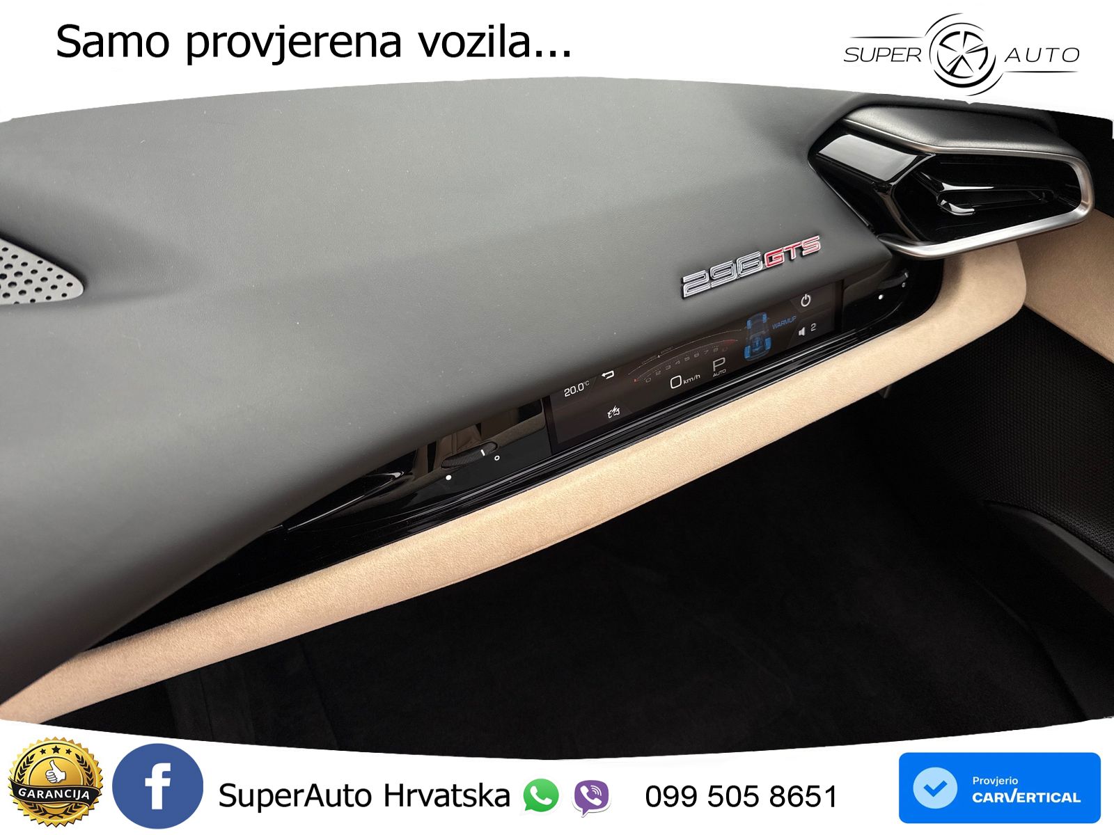 Ferrari 296 GTS 3.0 V6 (830 KS) F1 DCT