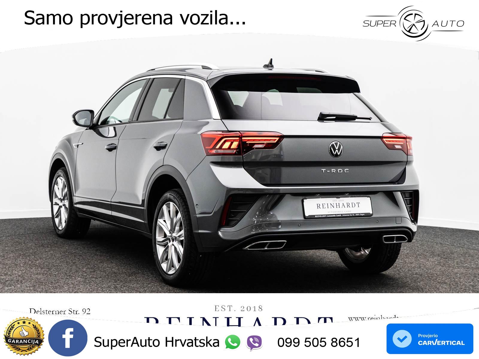 Volkswagen T-Roc I 1.5 TSI (150 KS) DSG LED+GR SJED+ACC