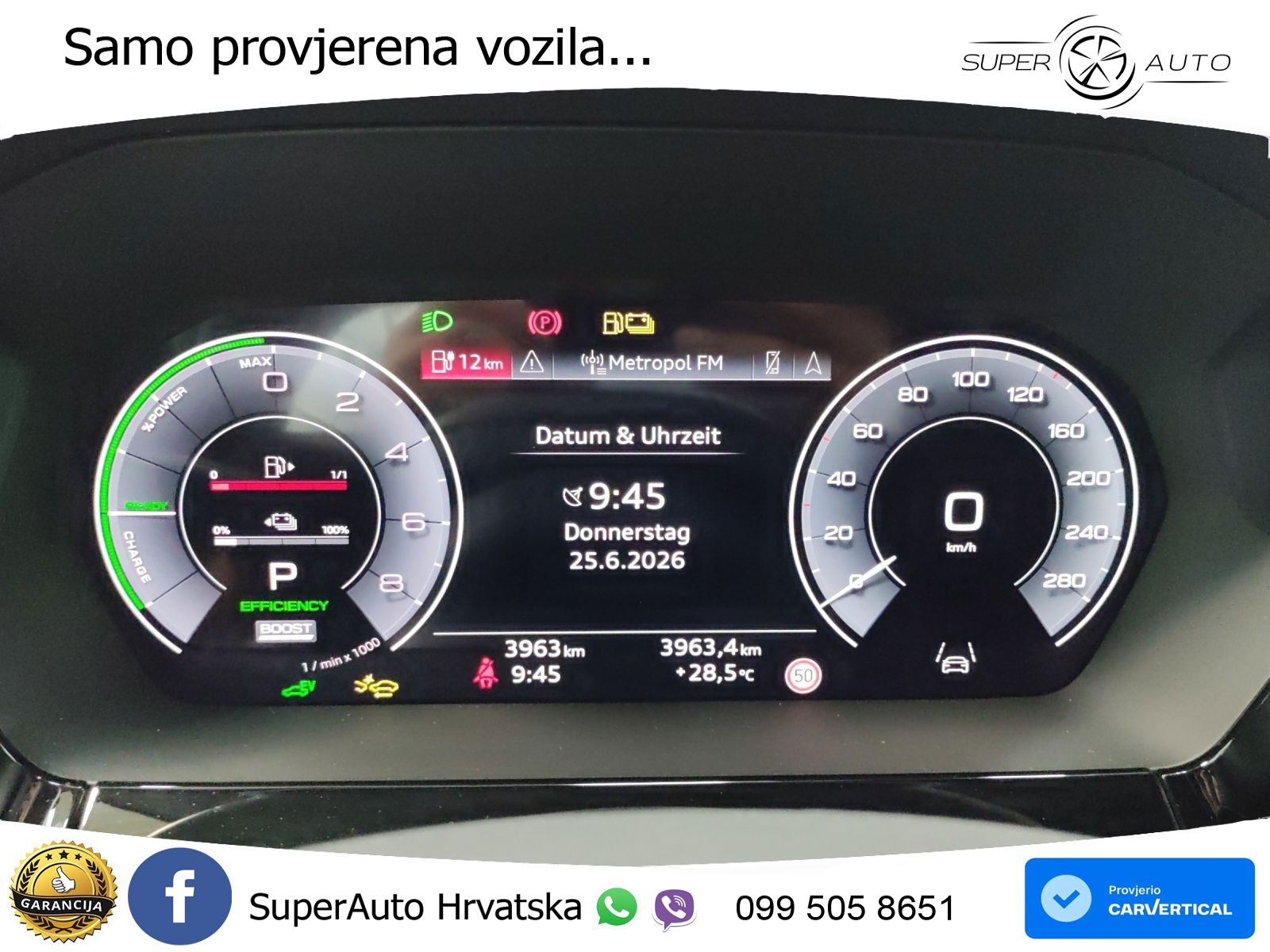 Audi A3 Sportback 40 TFSI e (204 KS) Plug-in Hybrid S tronic LED+GR SJED+ACC