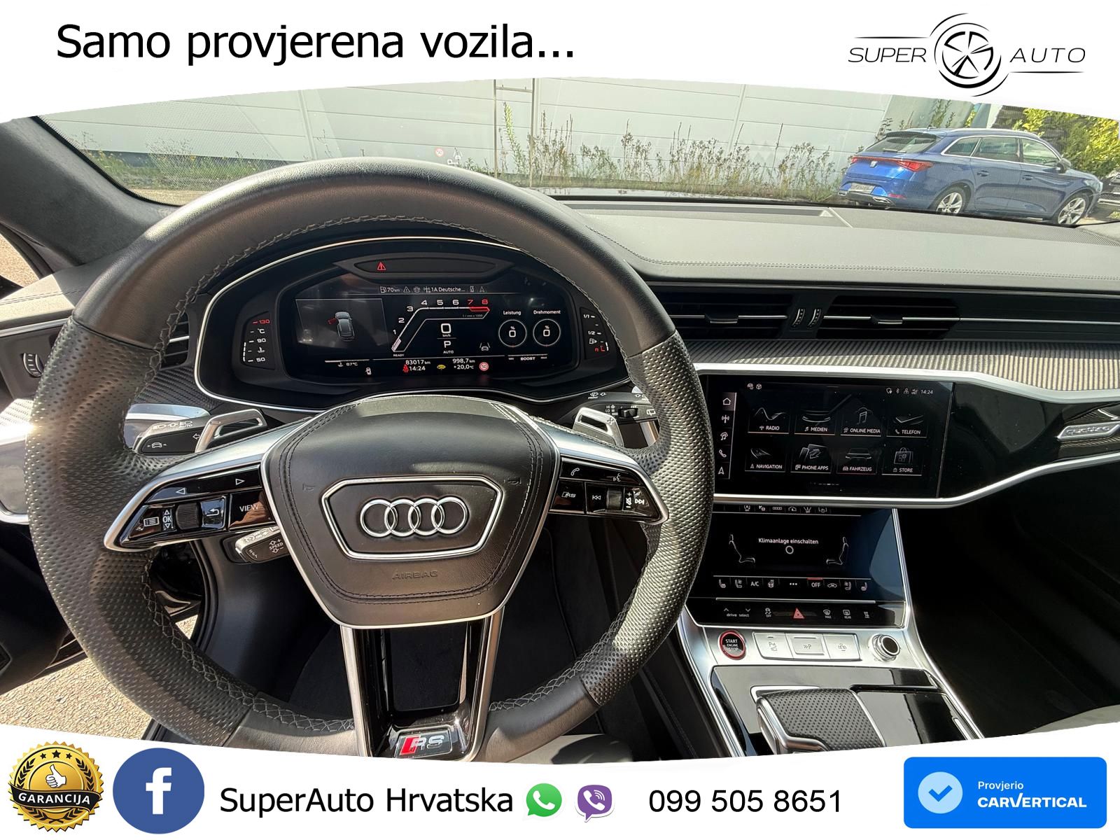 Audi RS6 Avant 4.0 TFSI V8 (600 KS) quattro Tiptronic LED+GR SJED+ACC