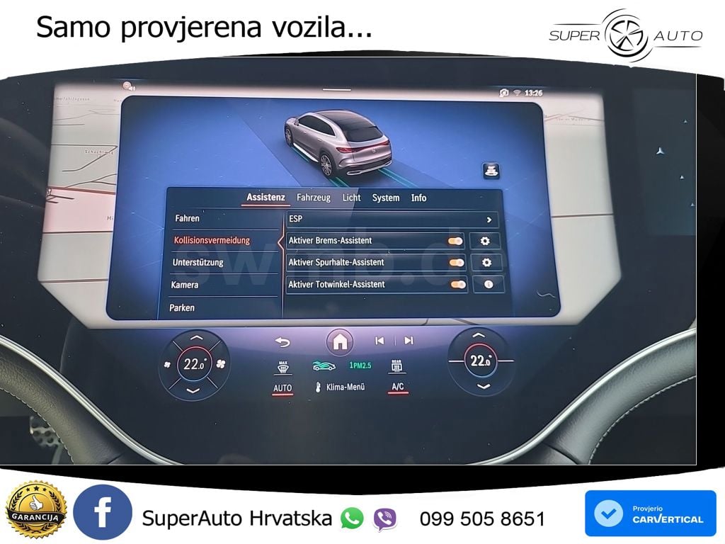 Mercedes EQE SUV 500 100 kWh (408 KS) 4MATIC AMG ACC+GR SJED+360+PANO