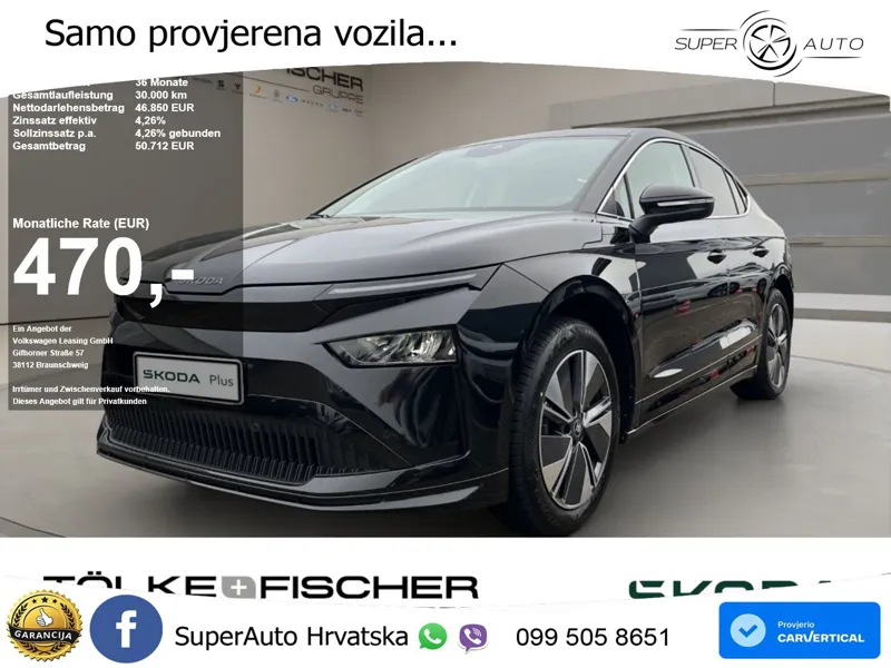Škoda Enyaq Coupe iV 85 82 kWh (286 KS) LED+GR SJED+ACC