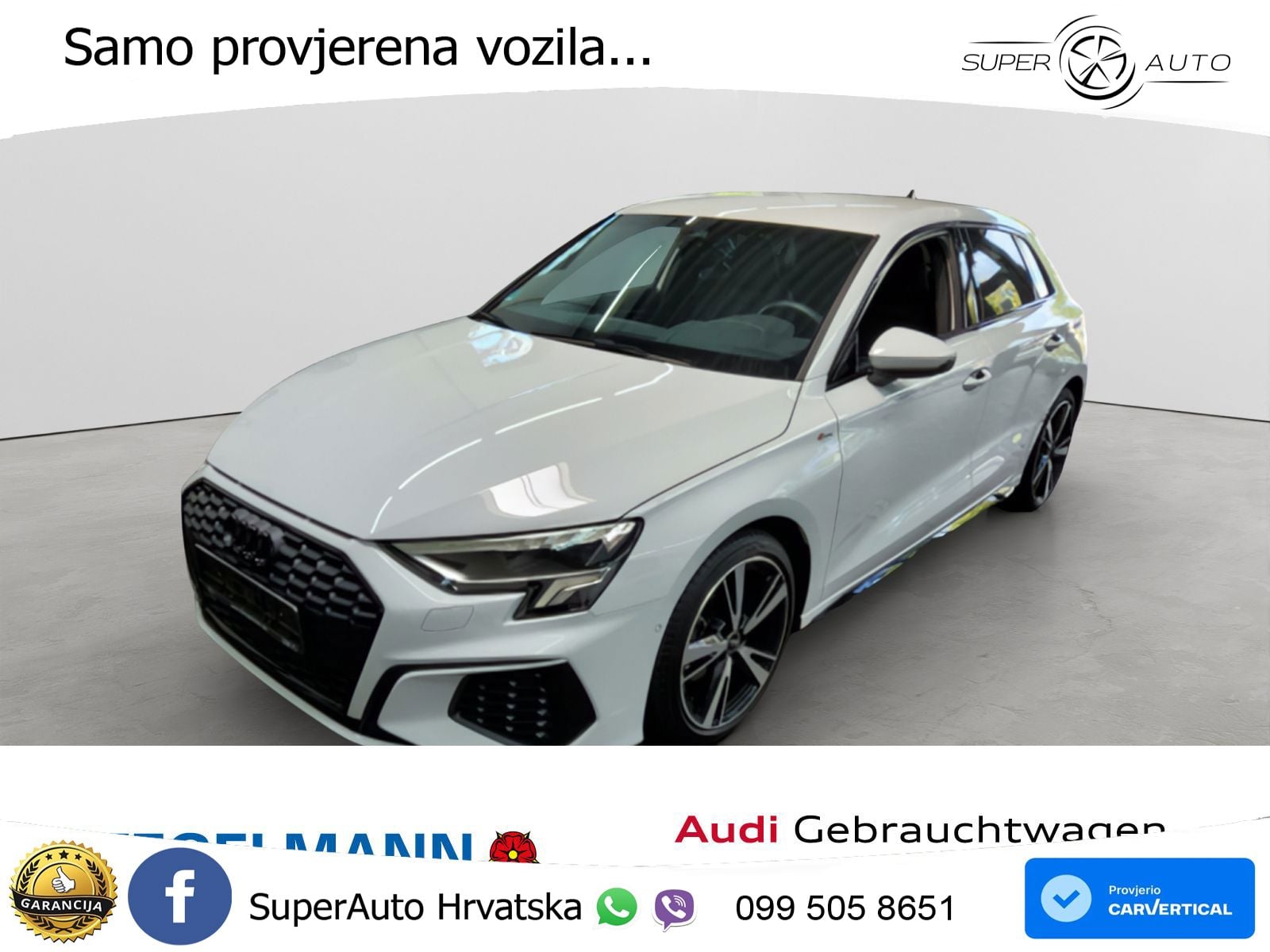 Audi A3 35 TDI (150 KS) S tronic S line LED+GR SJED+ACC