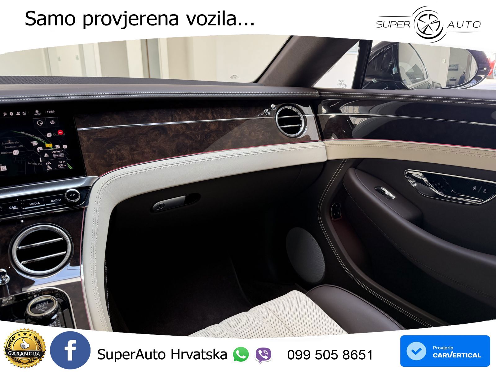 Bentley Continental GT IV 4.0 V8 TFSi (680 KS) AWD DCT ZRAČNI+ACC+GR SJED+KAM