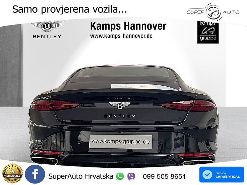 Bentley Continental GT IV 4.0 V8 TFSi (680 KS) AWD DCT ZRAČNI+ACC+GR SJED+KAM