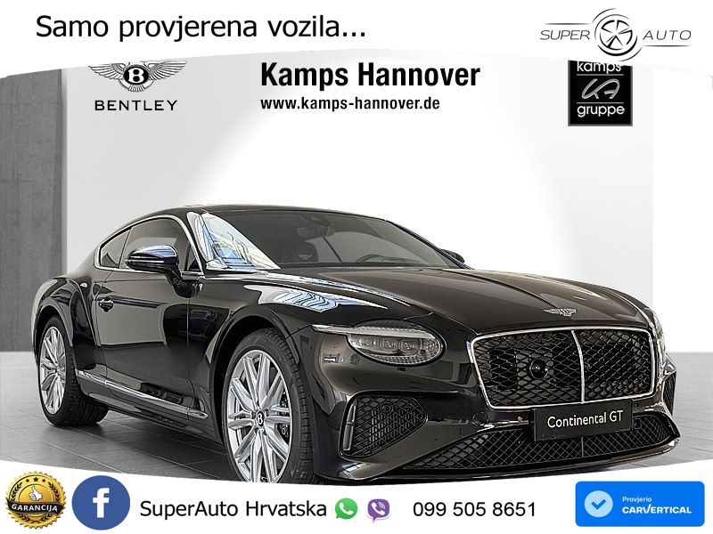 Bentley Continental GT IV 4.0 V8 TFSi (680 KS) AWD DCT ZRAČNI+ACC+GR SJED+KAM