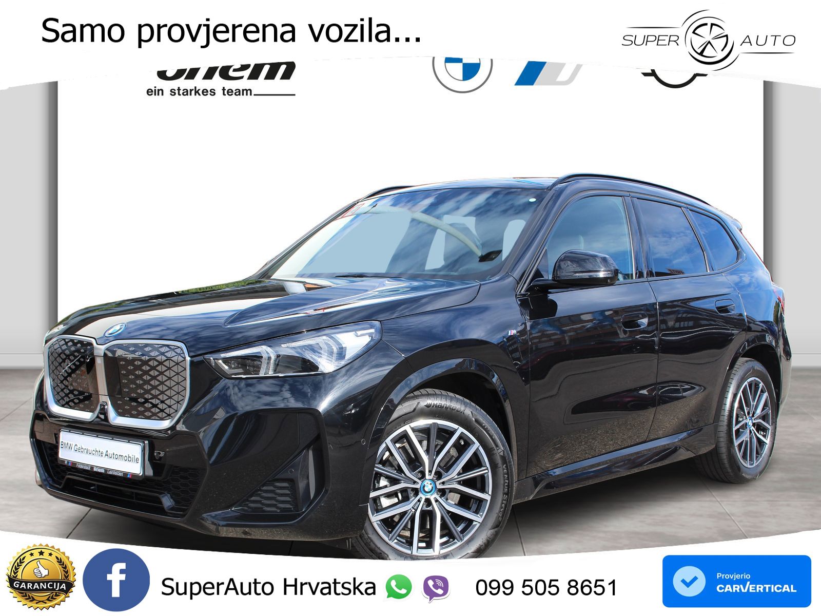 BMW iX1 68 kWh (313 KS) xDrive30 M Sport LED+GR SJED+ACC