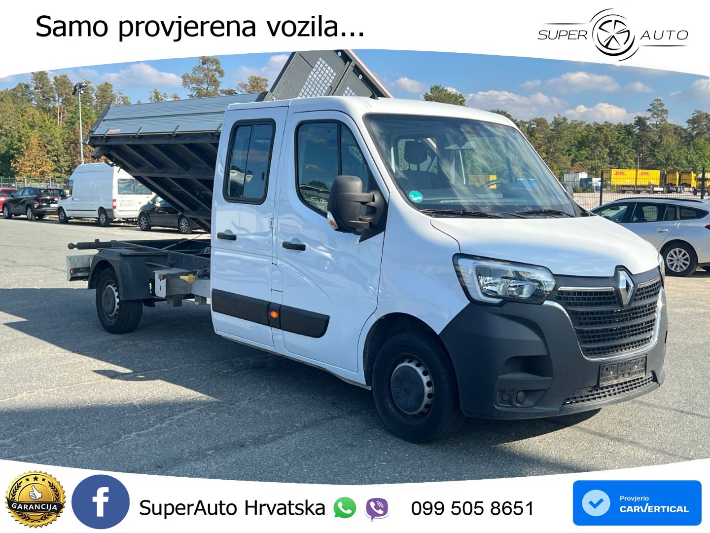 Renault Master III DoKa Kipper L3H1 3,5t Klima 145 KS