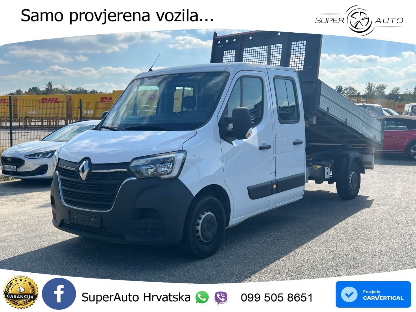 Renault Master III DoKa Kipper L3H1 3,5t Klima 145 KS