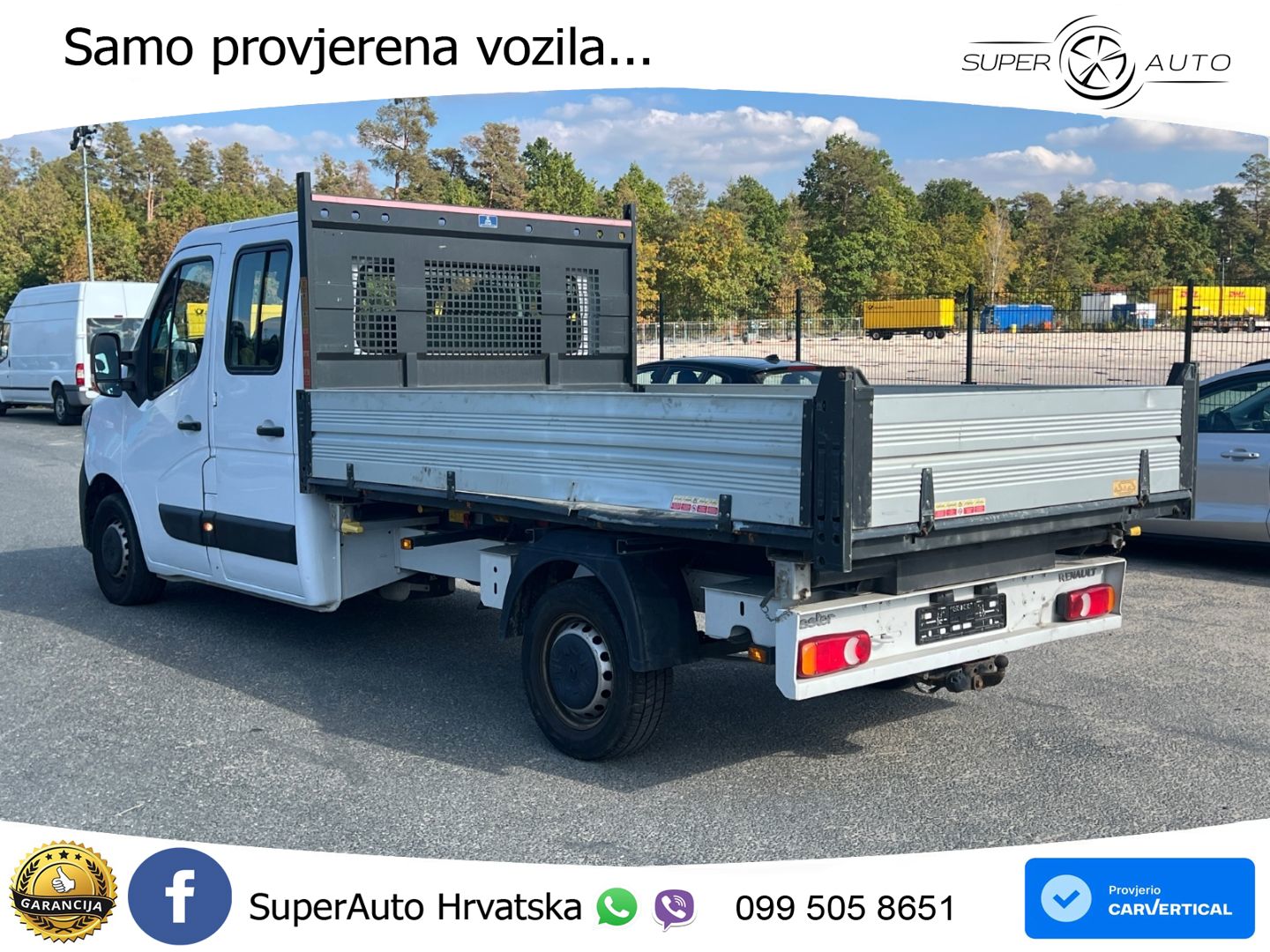 Renault Master III DoKa Kipper L3H1 3,5t Klima 145 KS