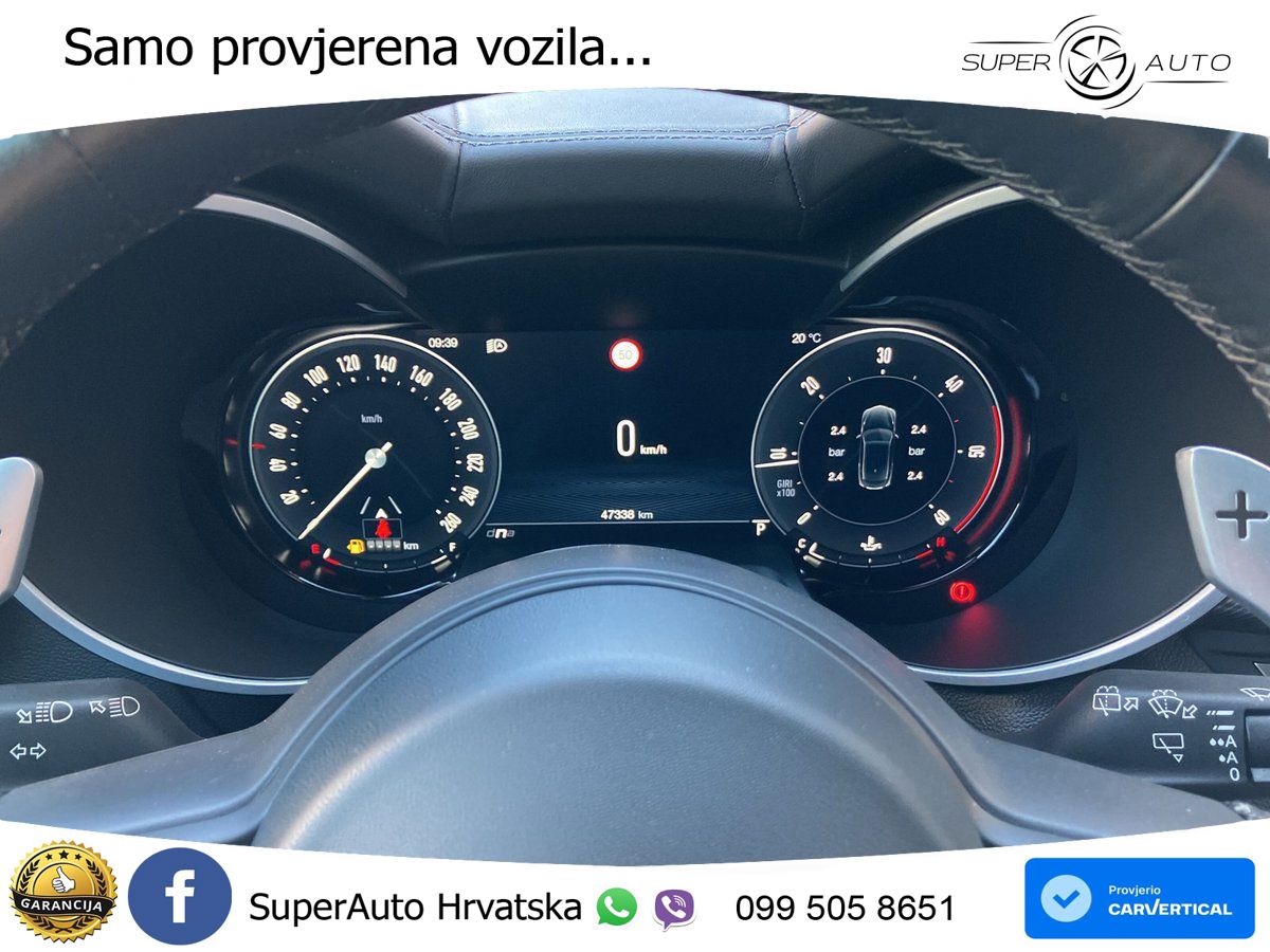 Alfa Romeo Stelvio 2.2 MultiJet II (210 KS) Q4 Automatic LED+GR SJED+ACC