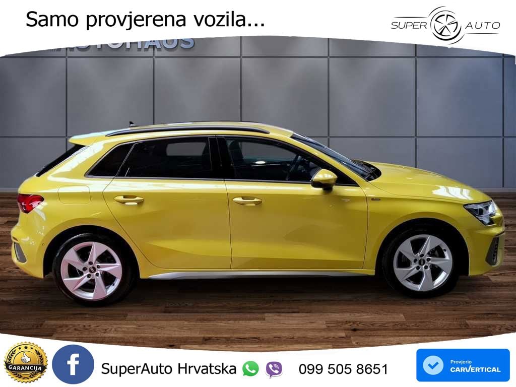 Audi A3 35 TFSI (150 KS) S tronic S line LED+GR SJED+ACC