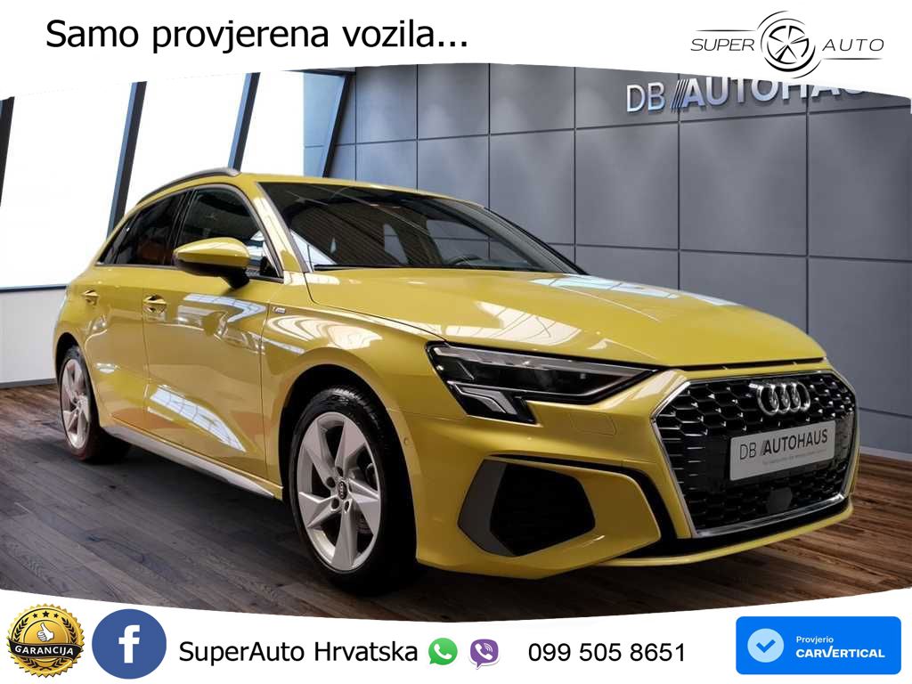 Audi A3 35 TFSI (150 KS) S tronic S line LED+GR SJED+ACC
