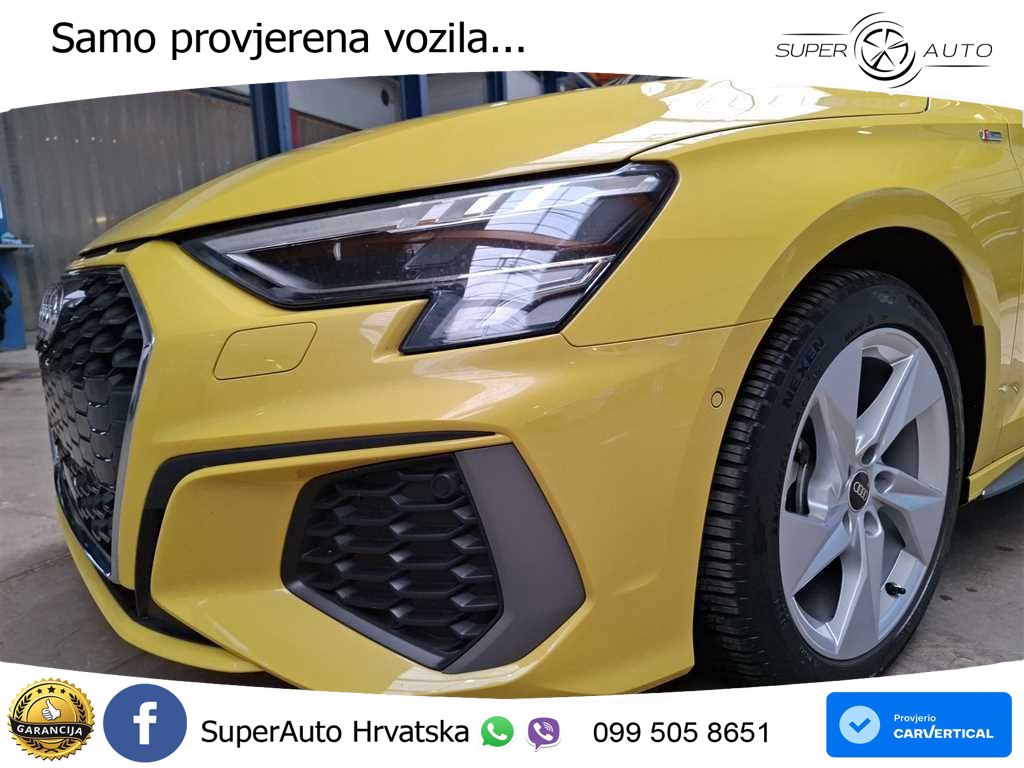 Audi A3 35 TFSI (150 KS) S tronic S line LED+GR SJED+ACC
