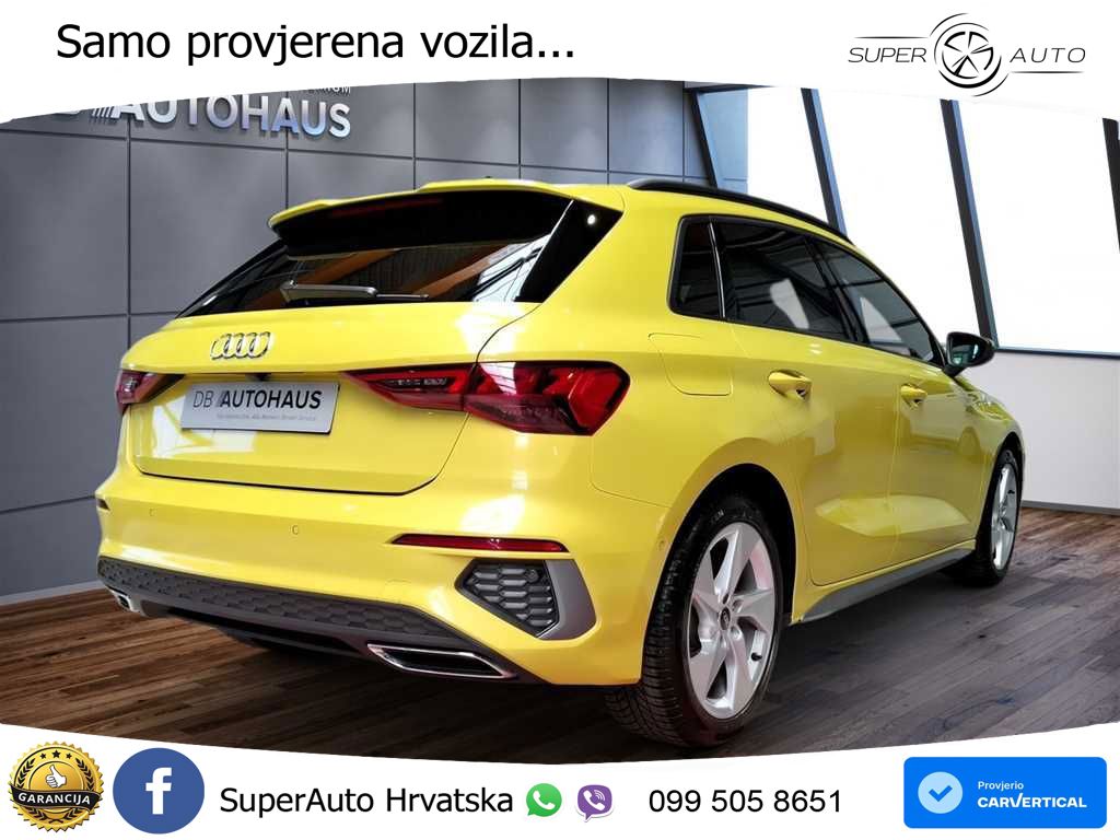 Audi A3 35 TFSI (150 KS) S tronic S line LED+GR SJED+ACC