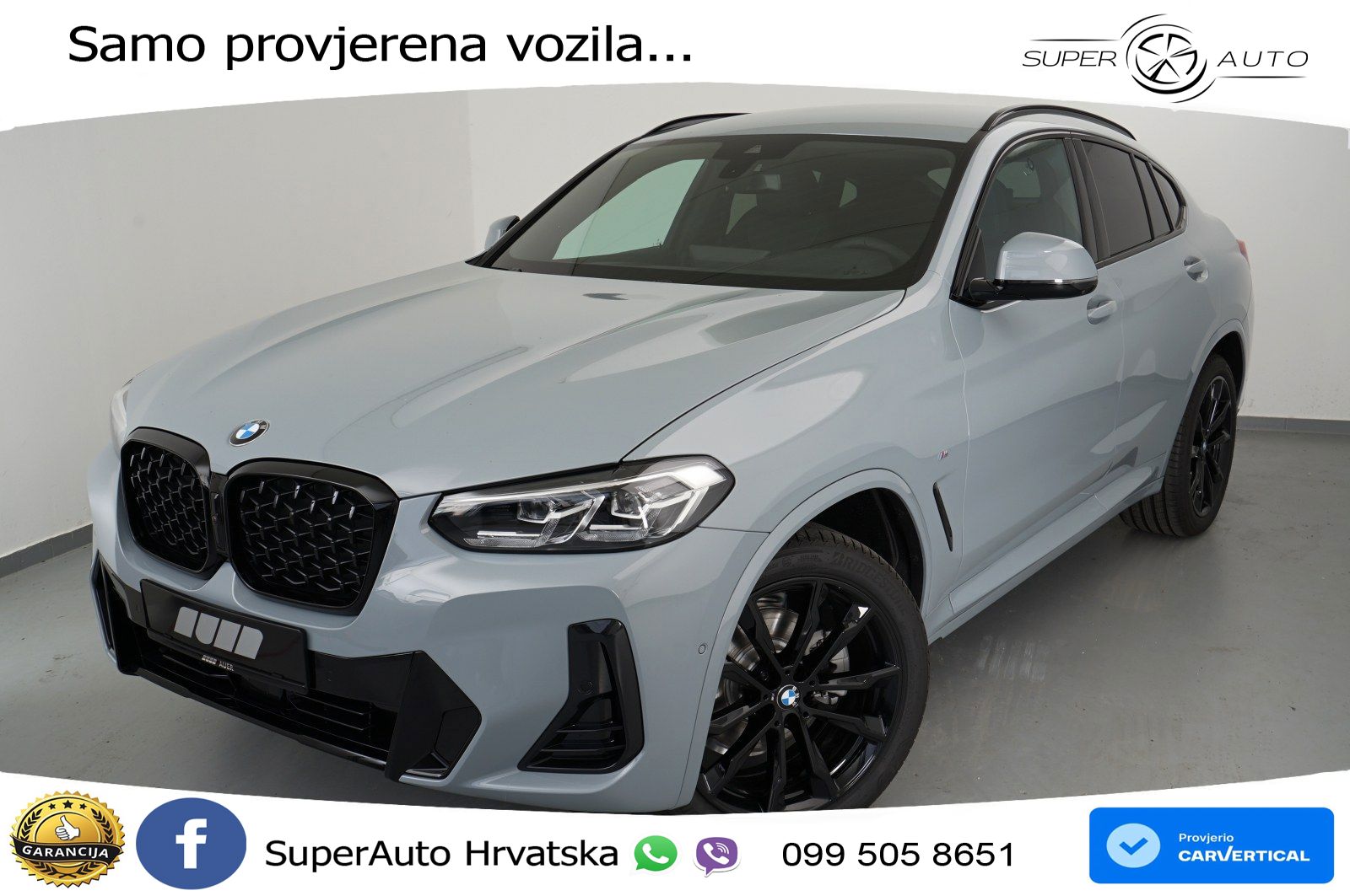 BMW X4 20d (190 KS) xDrive Steptronic M Sport LED+GR SJED+ACC