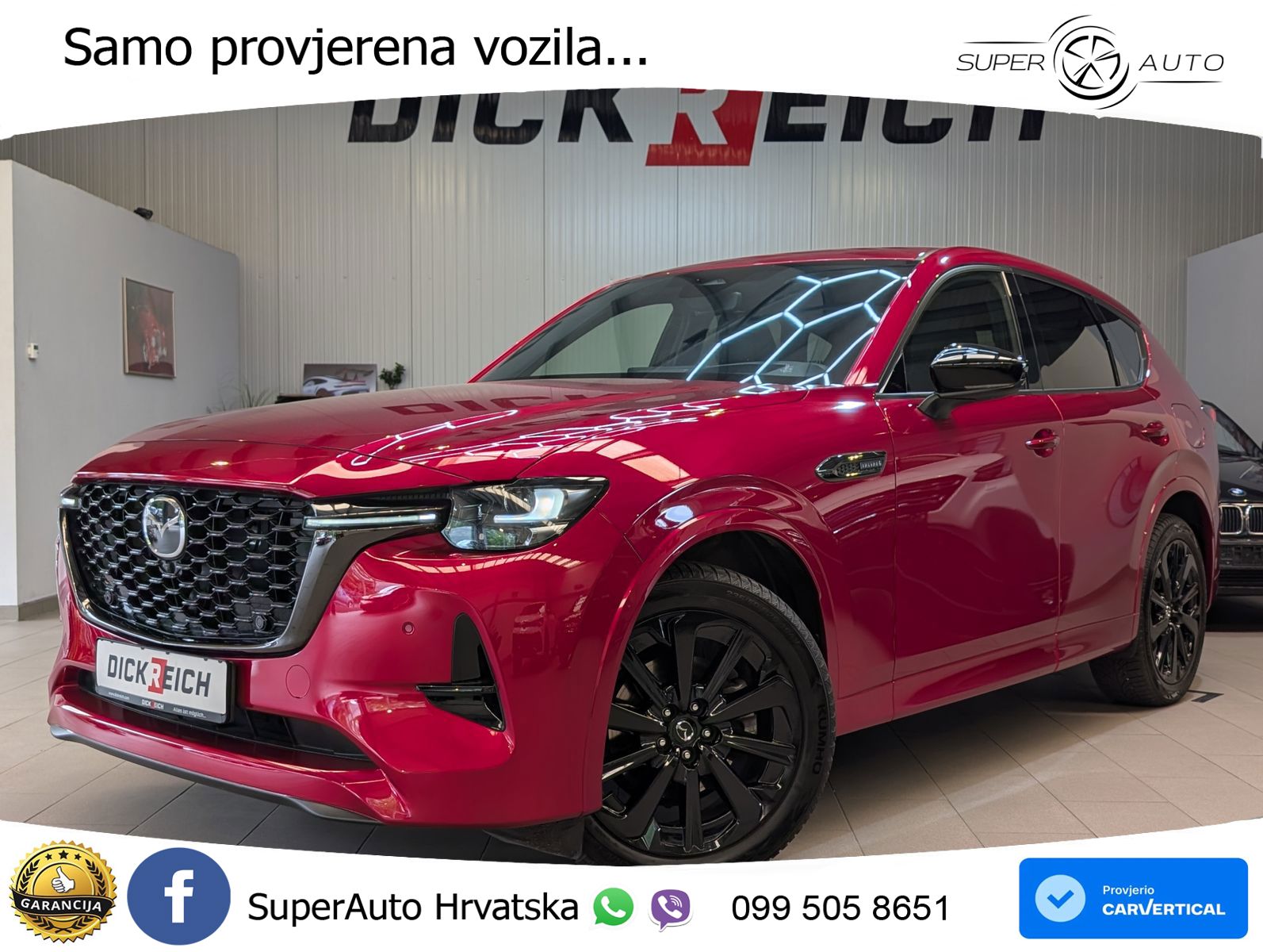 Mazda CX-60 3.3 e-Skyactiv D (254 KS) AWD Automatic LED+GR SJED+ACC