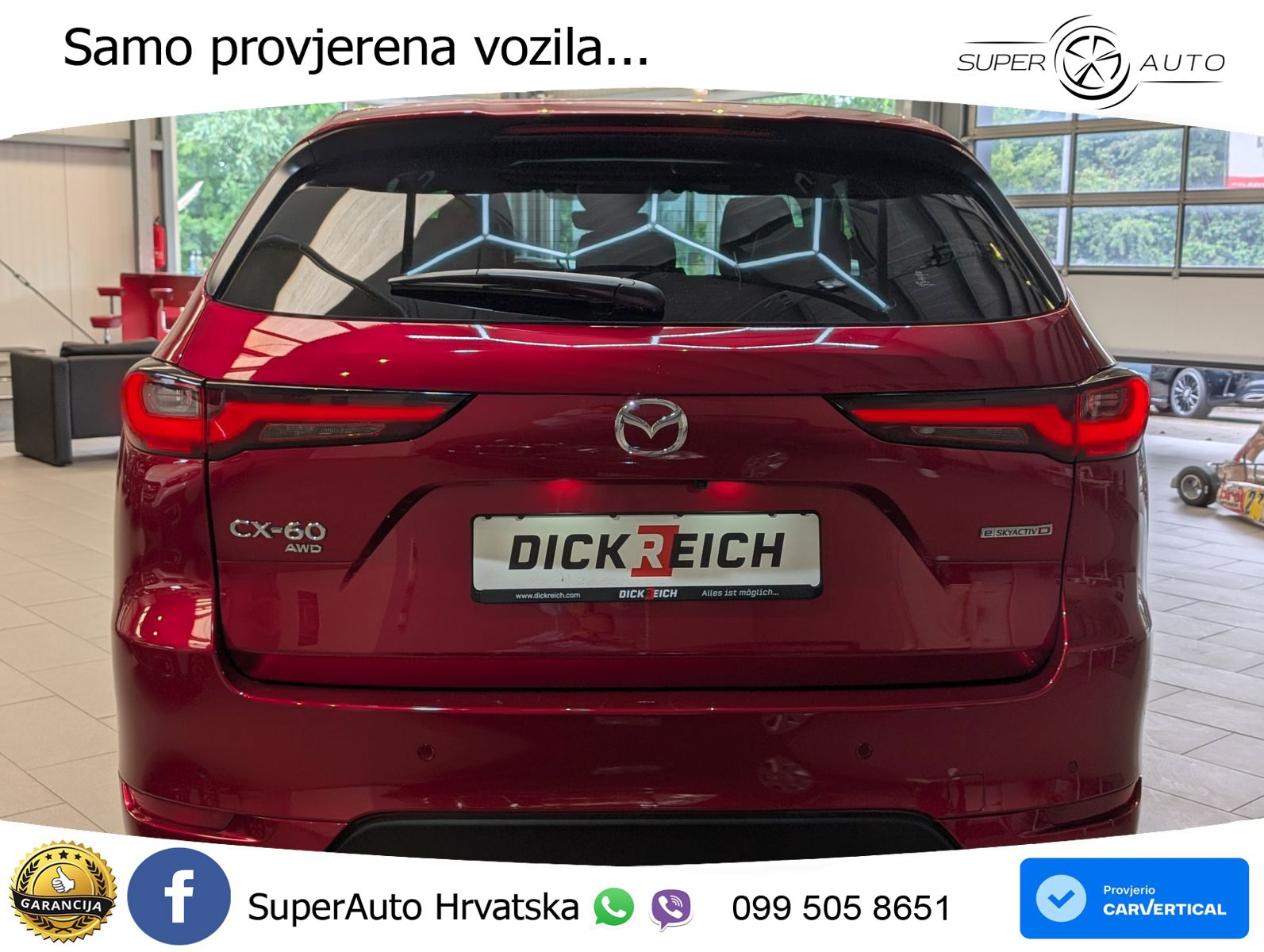 Mazda CX-60 3.3 e-Skyactiv D (254 KS) AWD Automatic LED+GR SJED+ACC