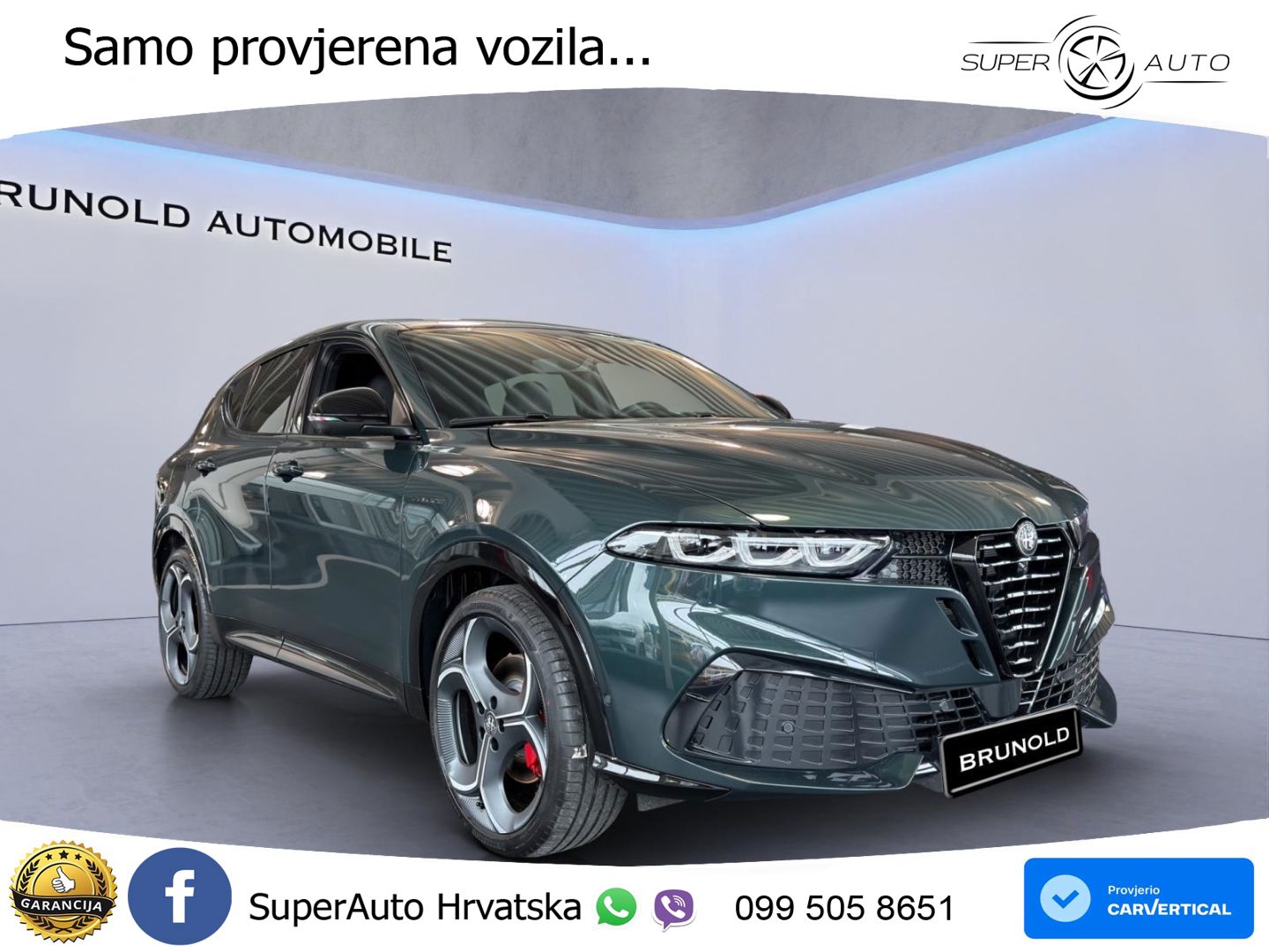 Alfa Romeo Tonale 1.5 VGT (174 KS) Hybrid TCT LED+GR SJED+ACC