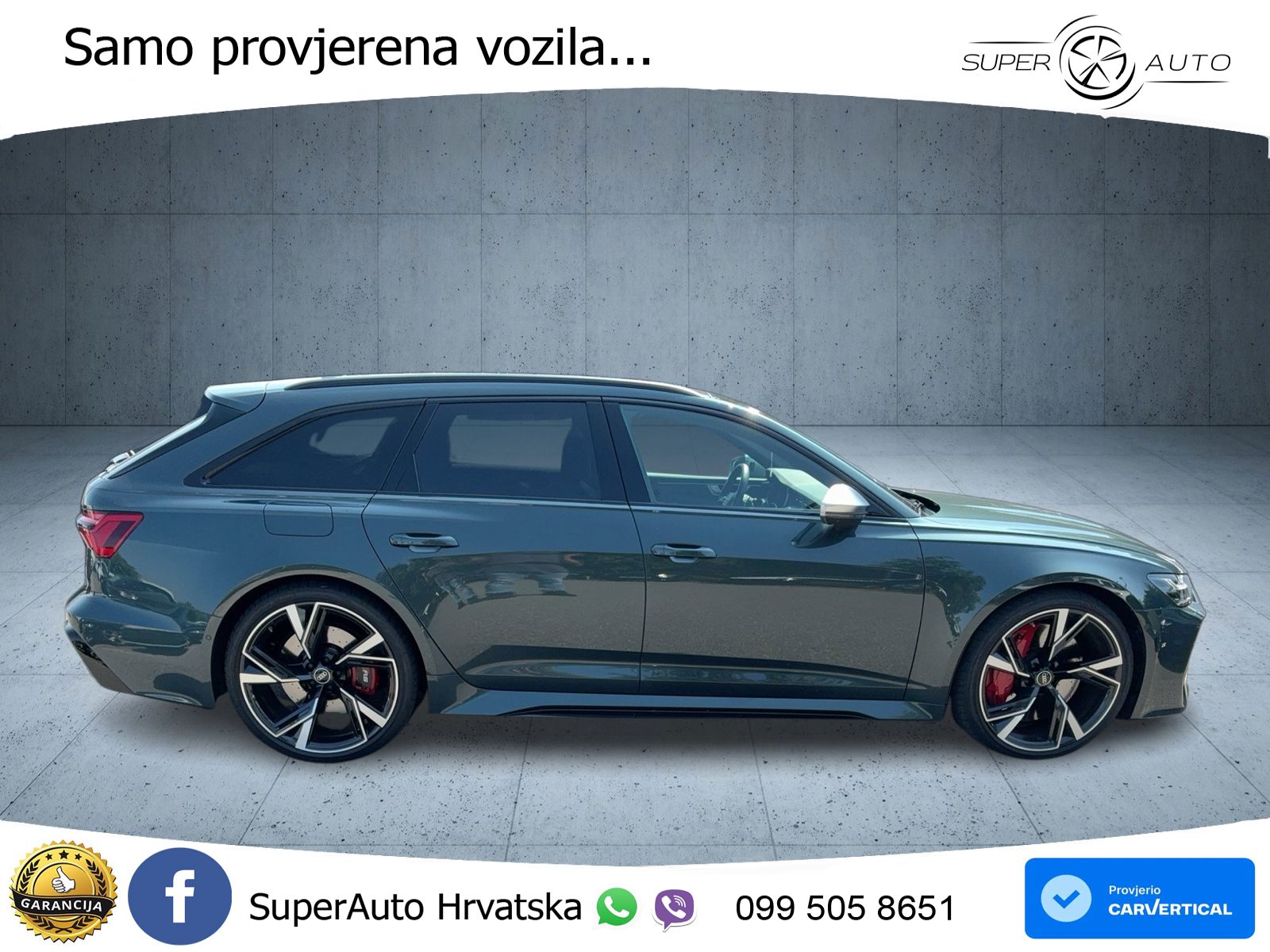 Audi RS6 Avant 4.0 TFSI V8 (600 KS) quattro Tiptronic LED+GR SJED+ACC