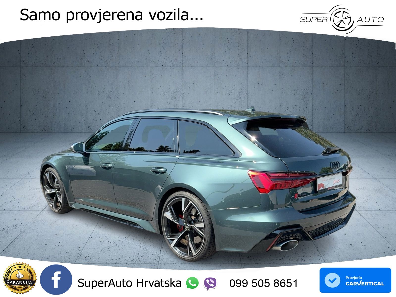 Audi RS6 Avant 4.0 TFSI V8 (600 KS) quattro Tiptronic LED+GR SJED+ACC