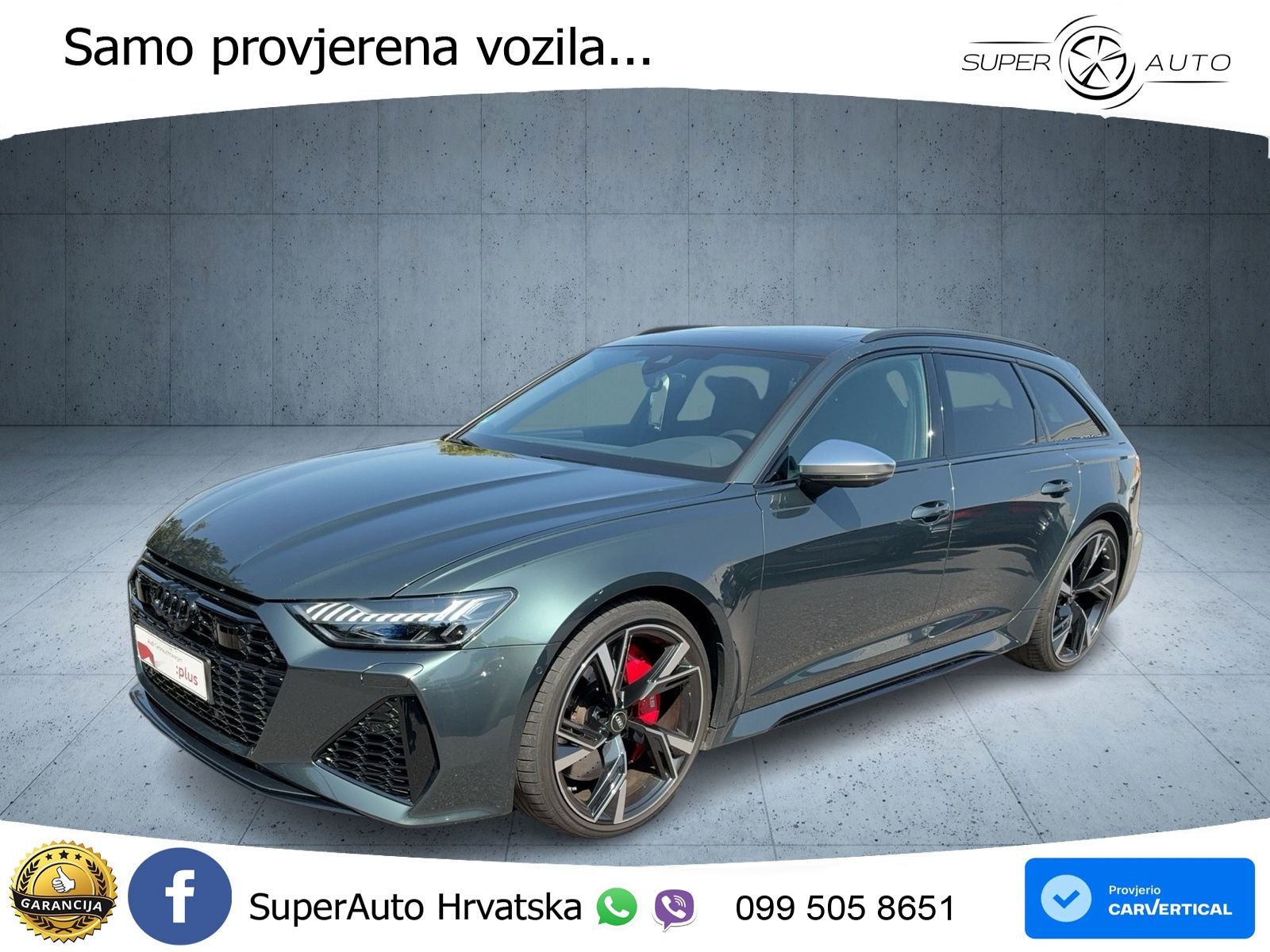 Audi RS6 Avant 4.0 TFSI V8 (600 KS) quattro Tiptronic LED+GR SJED+ACC