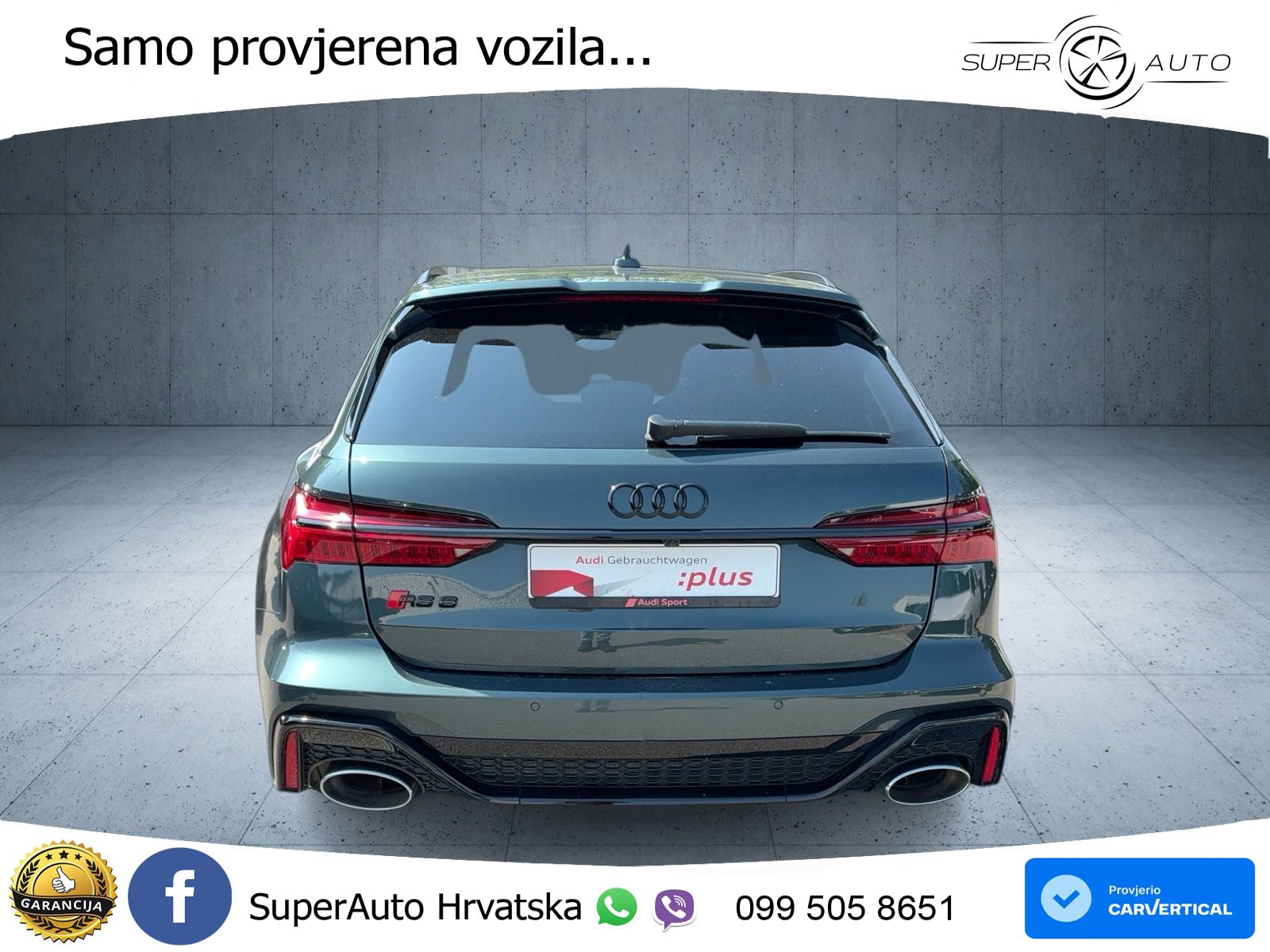 Audi RS6 Avant 4.0 TFSI V8 (600 KS) quattro Tiptronic LED+GR SJED+ACC