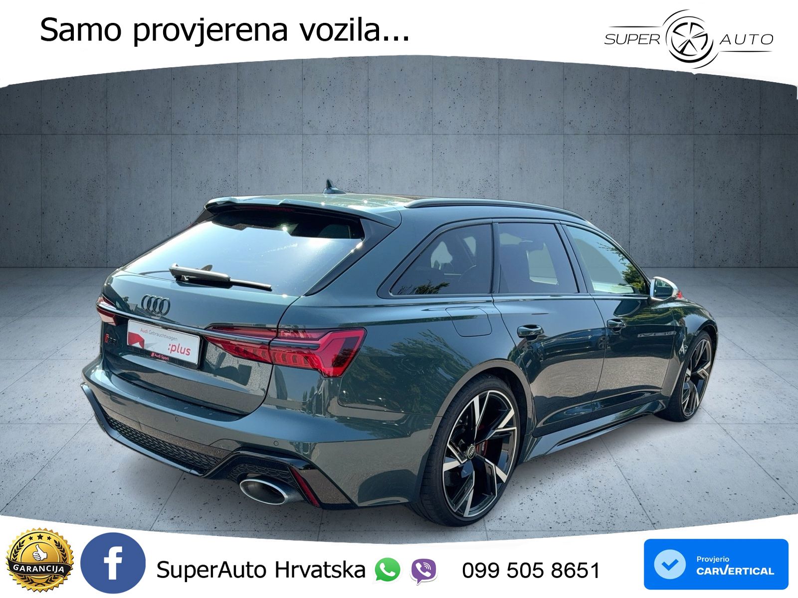 Audi RS6 Avant 4.0 TFSI V8 (600 KS) quattro Tiptronic LED+GR SJED+ACC