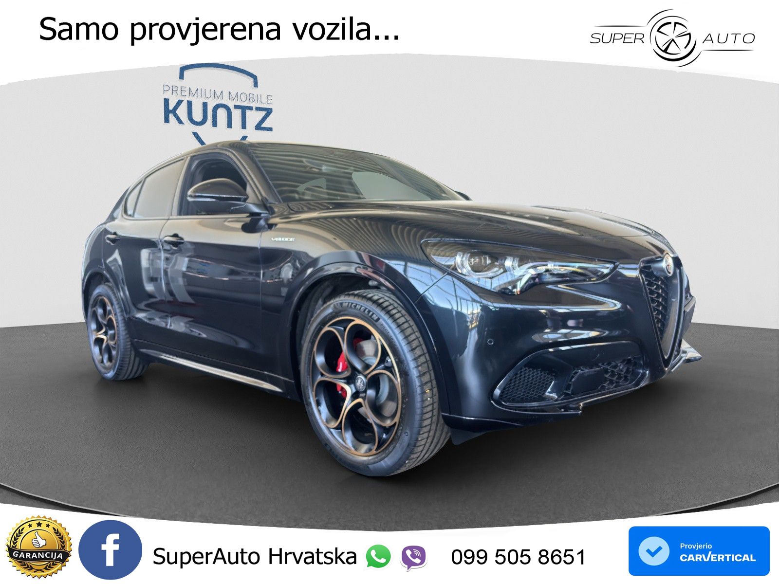 Alfa Romeo Stelvio 2.2 MultiJet II (210 KS) Q4 Automatic LED+GR SJED+ACC