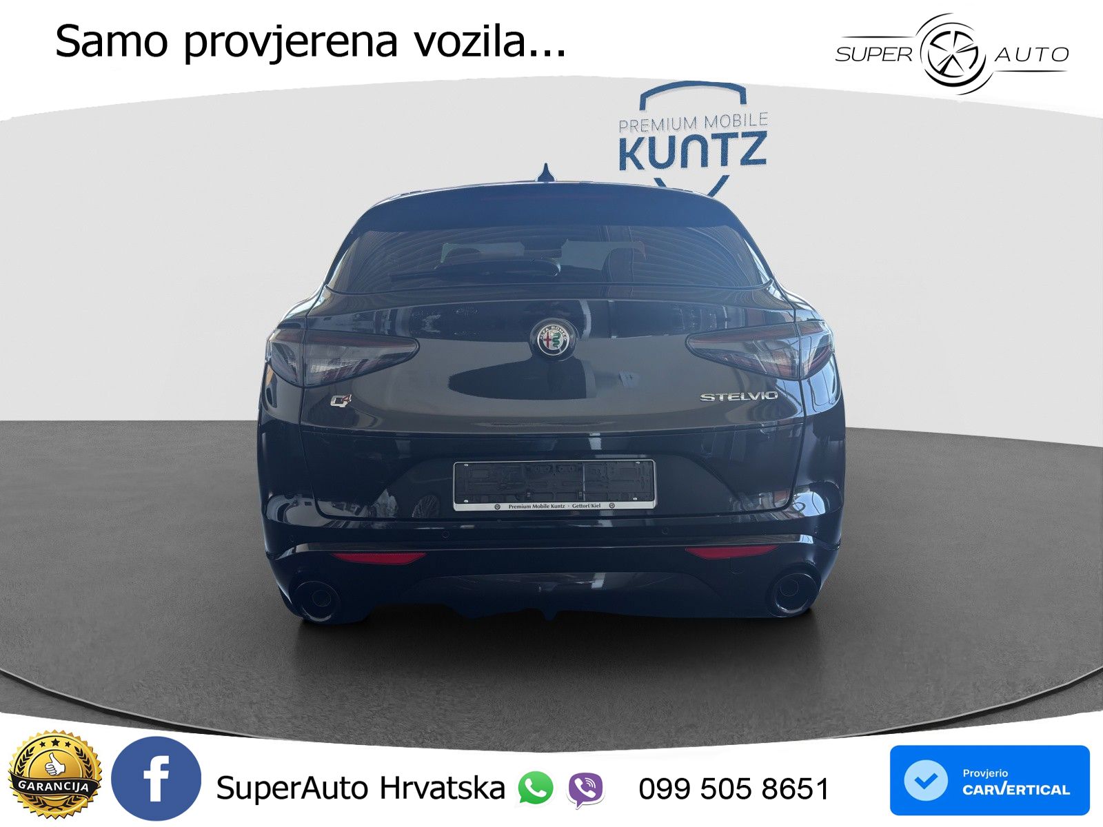 Alfa Romeo Stelvio 2.2 MultiJet II (210 KS) Q4 Automatic LED+GR SJED+ACC