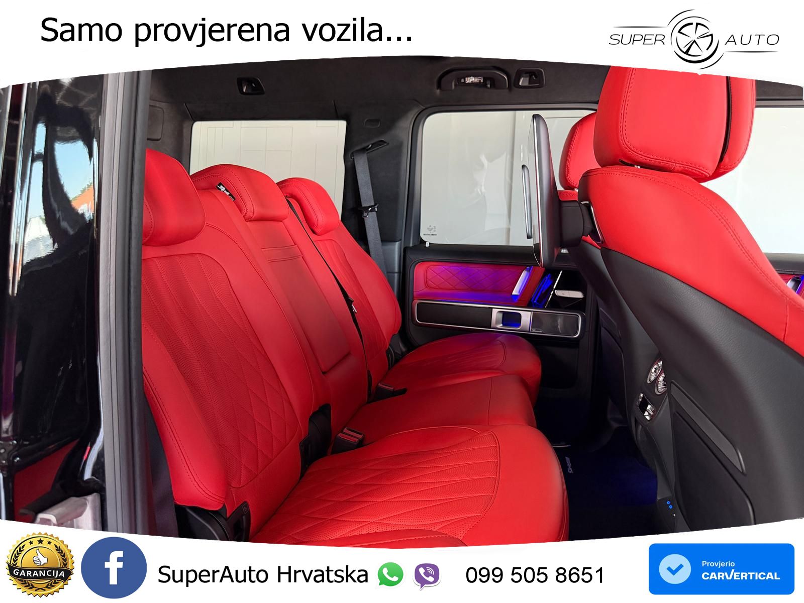 Mercedes G 450d Long (367 KS) 4MATIC 9G-TRONIC Manufaktur LED+GR SJED+ACC