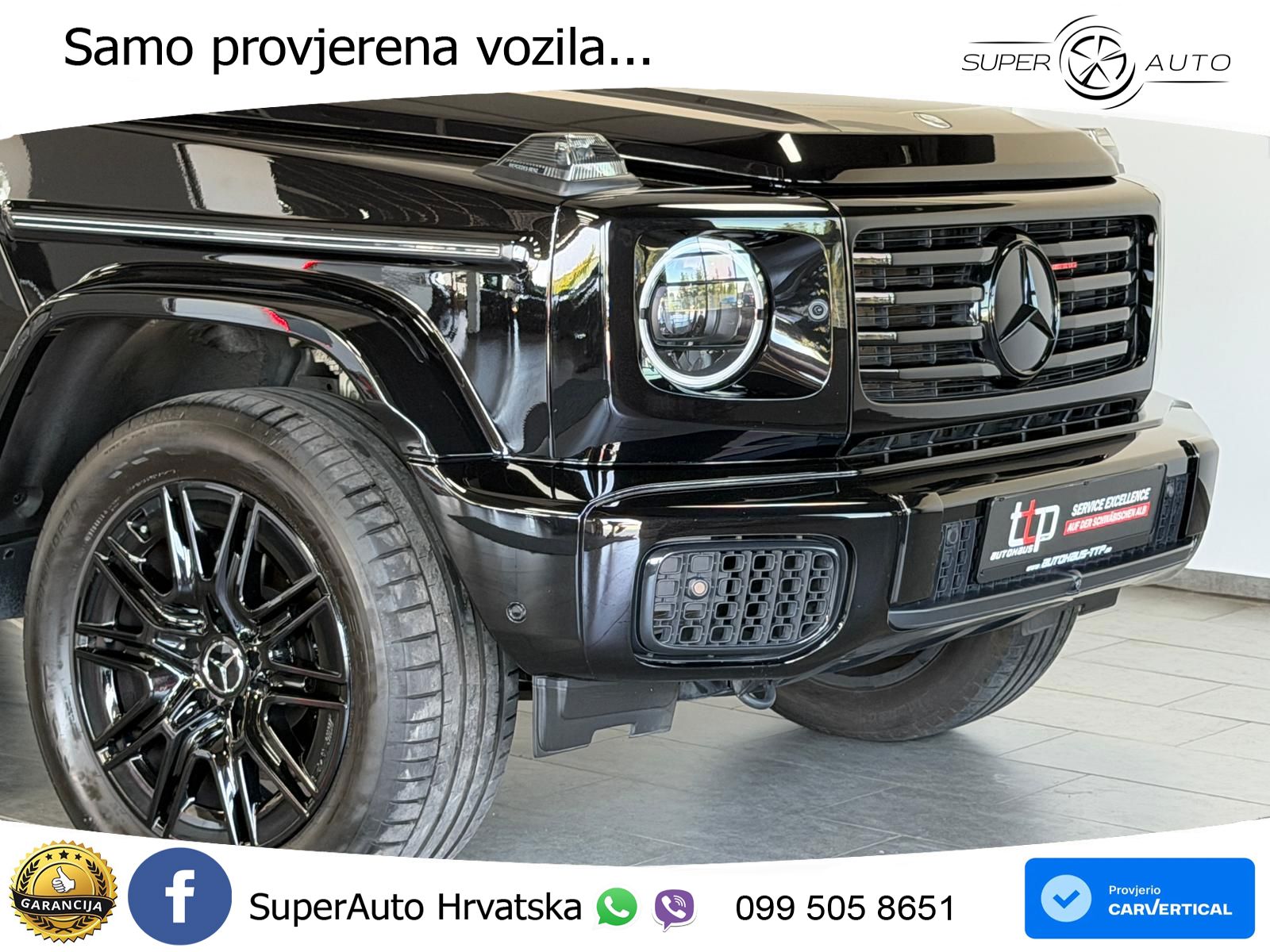 Mercedes G 450d Long (367 KS) 4MATIC 9G-TRONIC Manufaktur LED+GR SJED+ACC