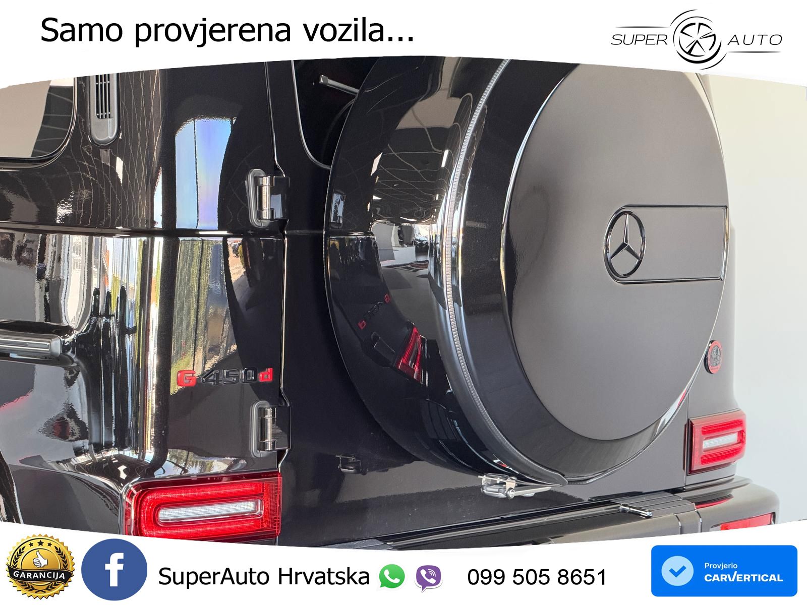 Mercedes G 450d Long (367 KS) 4MATIC 9G-TRONIC Manufaktur LED+GR SJED+ACC
