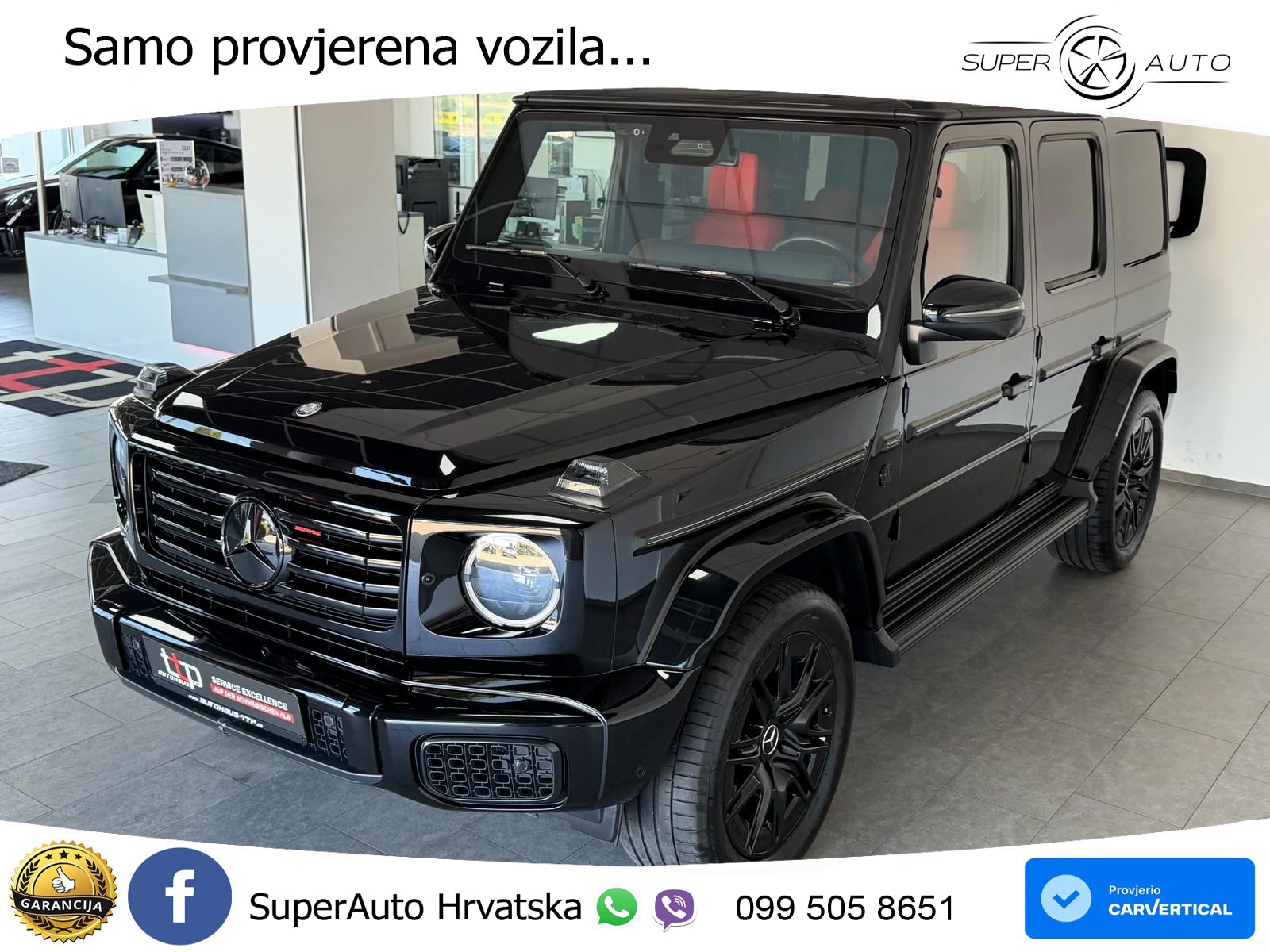 Mercedes G 450d Long (367 KS) 4MATIC 9G-TRONIC Manufaktur LED+GR SJED+ACC