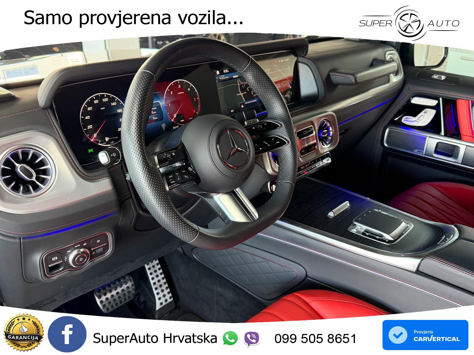 Mercedes G 450d Long (367 KS) 4MATIC 9G-TRONIC Manufaktur LED+GR SJED+ACC