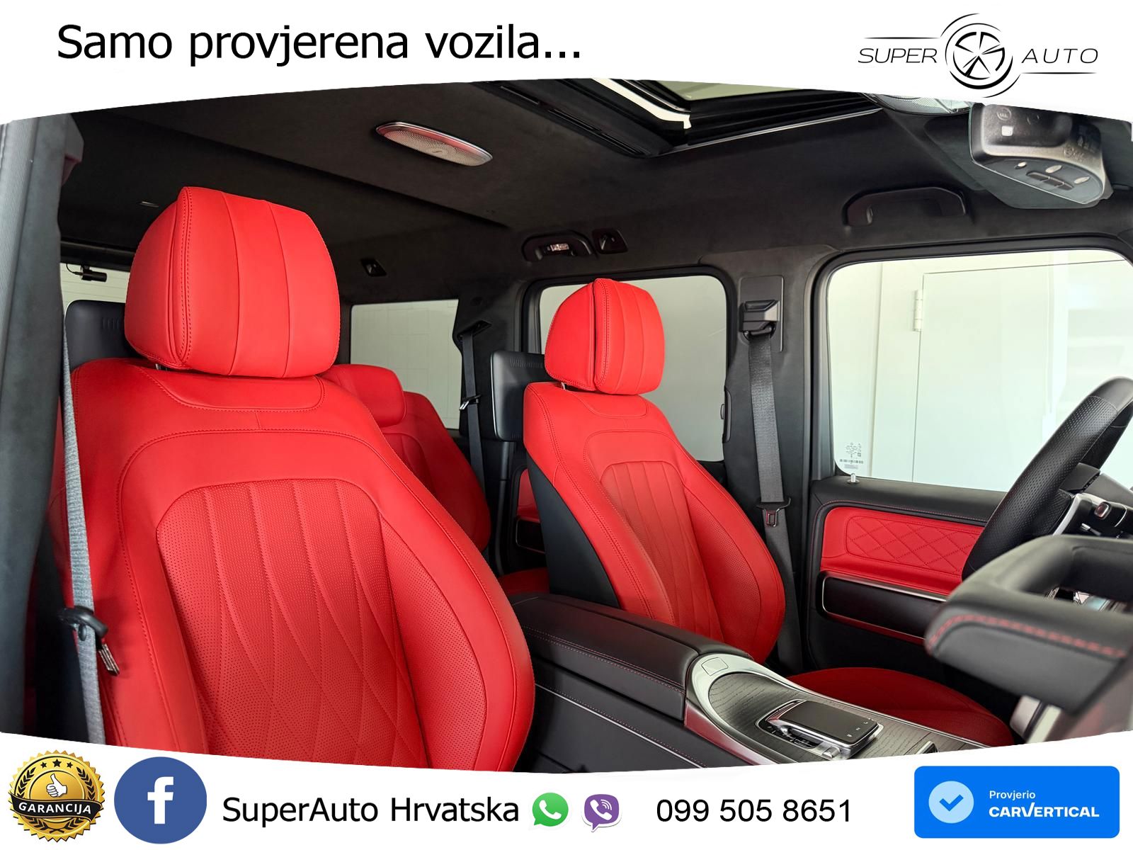 Mercedes G 450d Long (367 KS) 4MATIC 9G-TRONIC Manufaktur LED+GR SJED+ACC