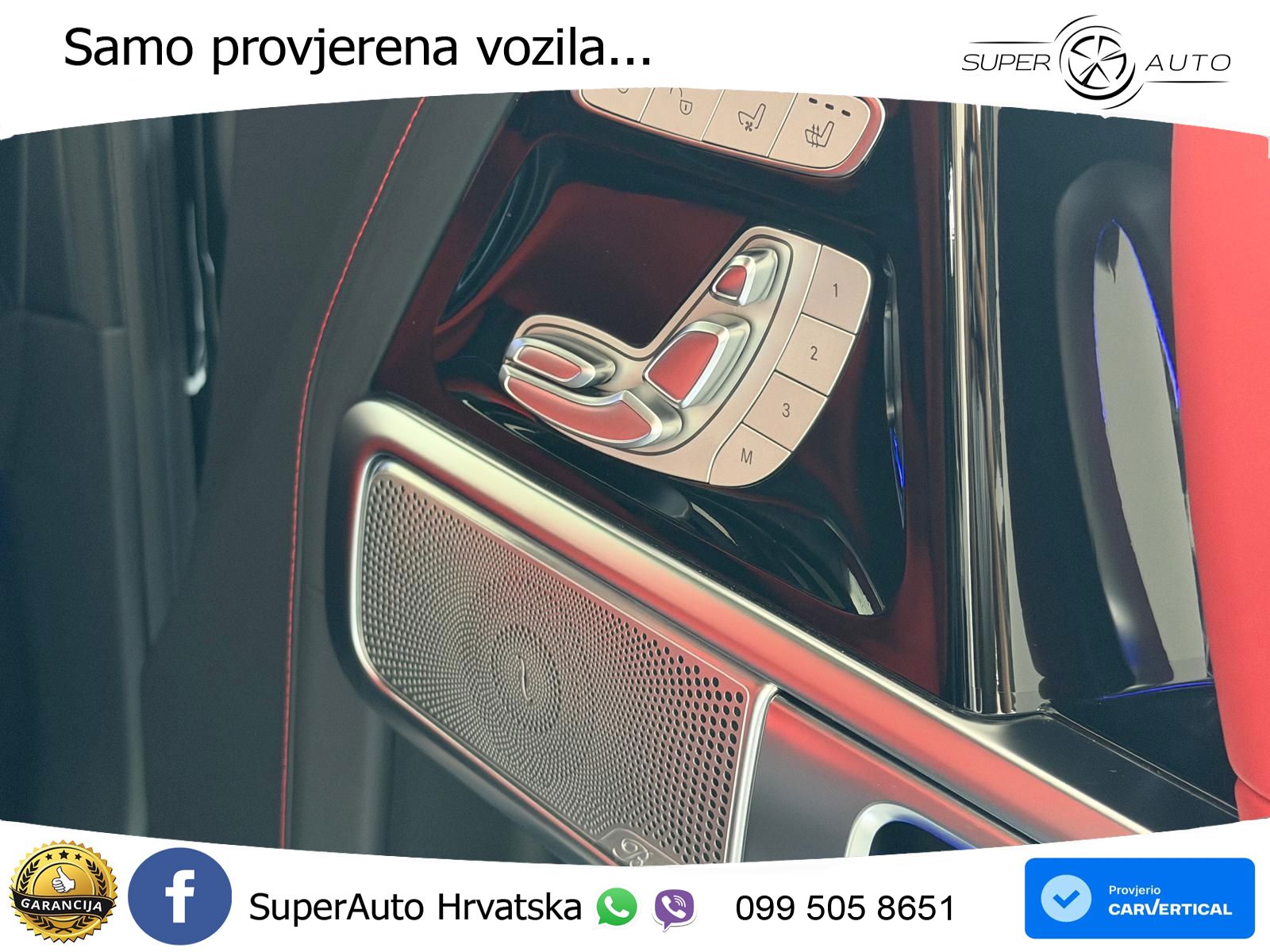 Mercedes G 450d Long (367 KS) 4MATIC 9G-TRONIC Manufaktur LED+GR SJED+ACC