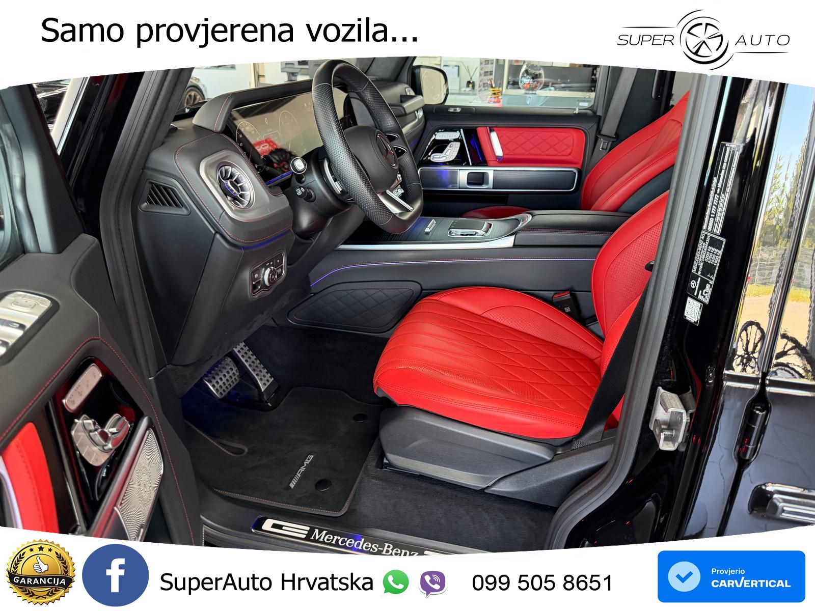 Mercedes G 450d Long (367 KS) 4MATIC 9G-TRONIC Manufaktur LED+GR SJED+ACC