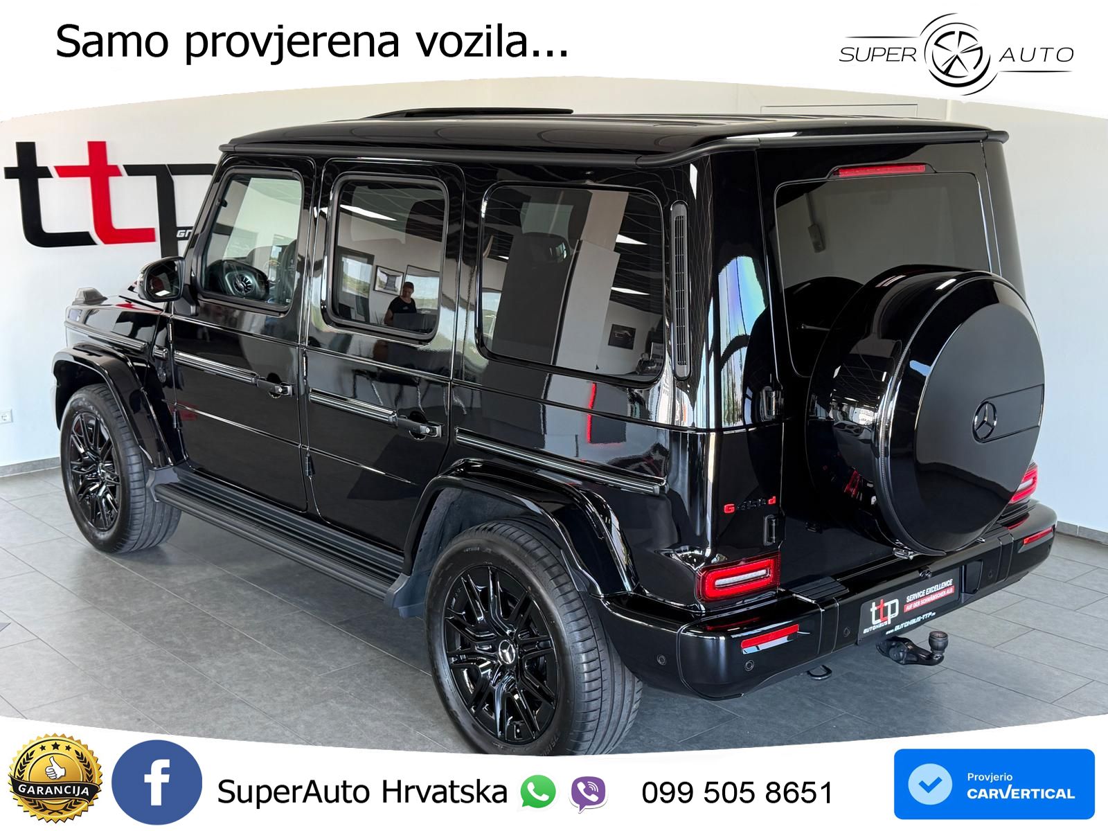 Mercedes G 450d Long (367 KS) 4MATIC 9G-TRONIC Manufaktur LED+GR SJED+ACC