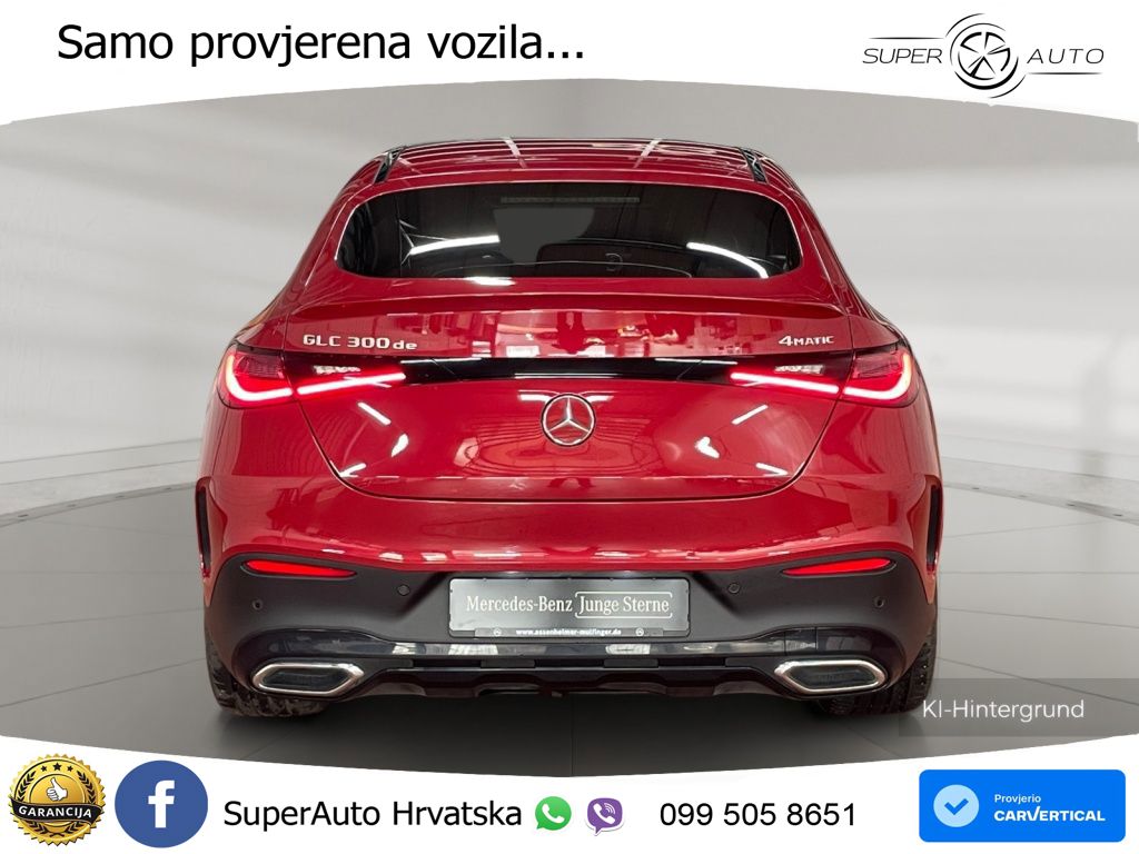 Mercedes GLC Coupe 300de (333 KS) 4MATIC 9G-TRONIC AMG ACC+HEAD+GR SJED+360+PANO