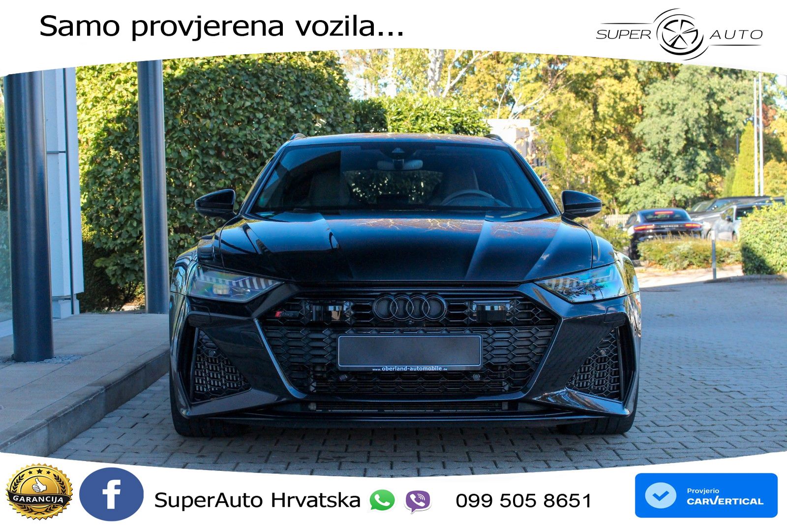 Audi RS6 Avant 4.0 TFSI V8 performance (630 KS)  quattro tiptronic LED+GR SJED+ACC