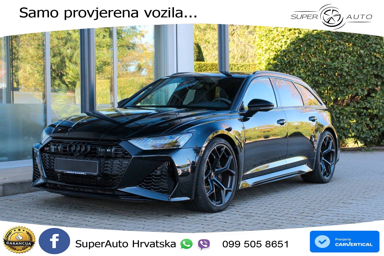 Audi RS6 Avant 4.0 TFSI V8 performance (630 KS)  quattro tiptronic LED+GR SJED+ACC
