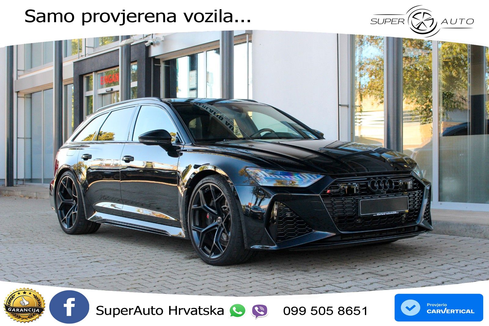 Audi RS6 Avant 4.0 TFSI V8 performance (630 KS)  quattro tiptronic LED+GR SJED+ACC