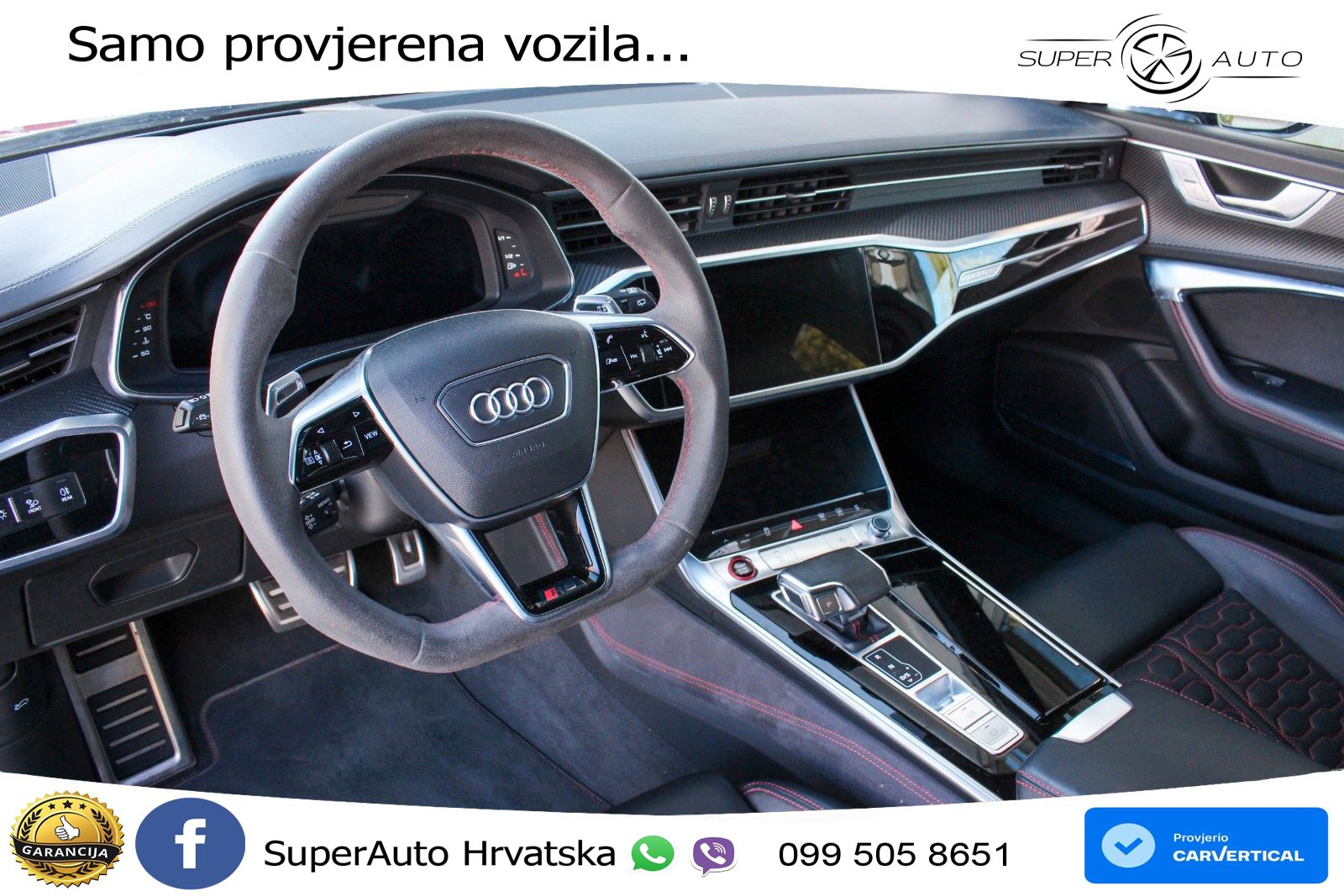 Audi RS6 Avant 4.0 TFSI V8 performance (630 KS)  quattro tiptronic LED+GR SJED+ACC