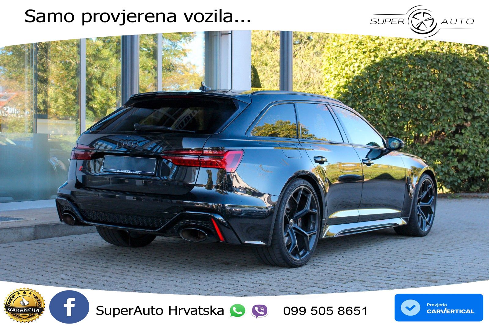 Audi RS6 Avant 4.0 TFSI V8 performance (630 KS)  quattro tiptronic LED+GR SJED+ACC